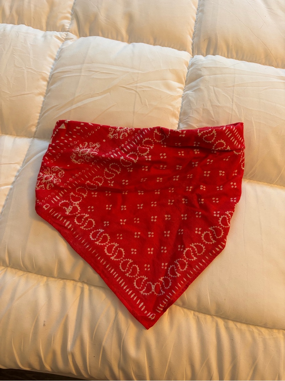 Target Red Bandana Style Scarf